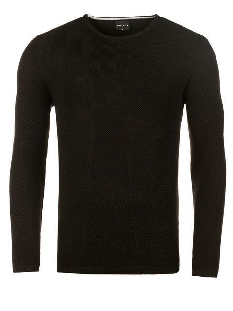 WOTEGA Strickfleece-Pullover Structured Crew Neck Sweater Pete günstig online kaufen