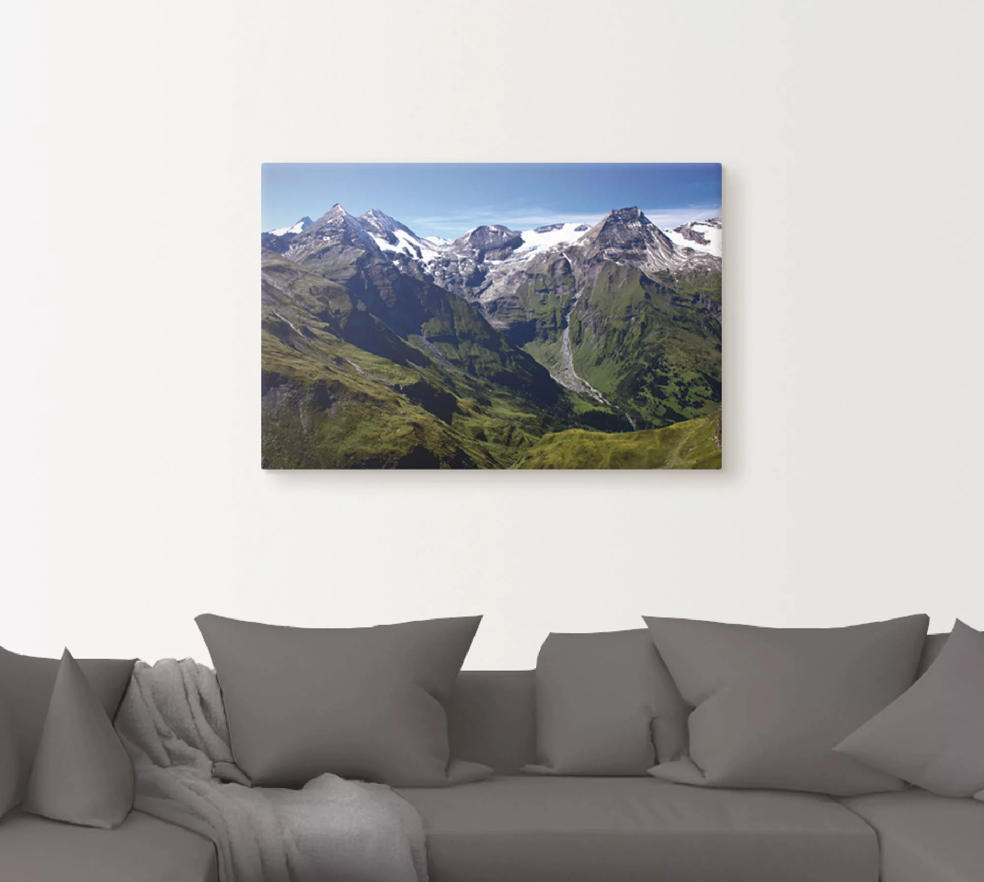 Artland Wandbild »Berge rund um den Großglockner«, Berge, (1 St.), als Lein günstig online kaufen