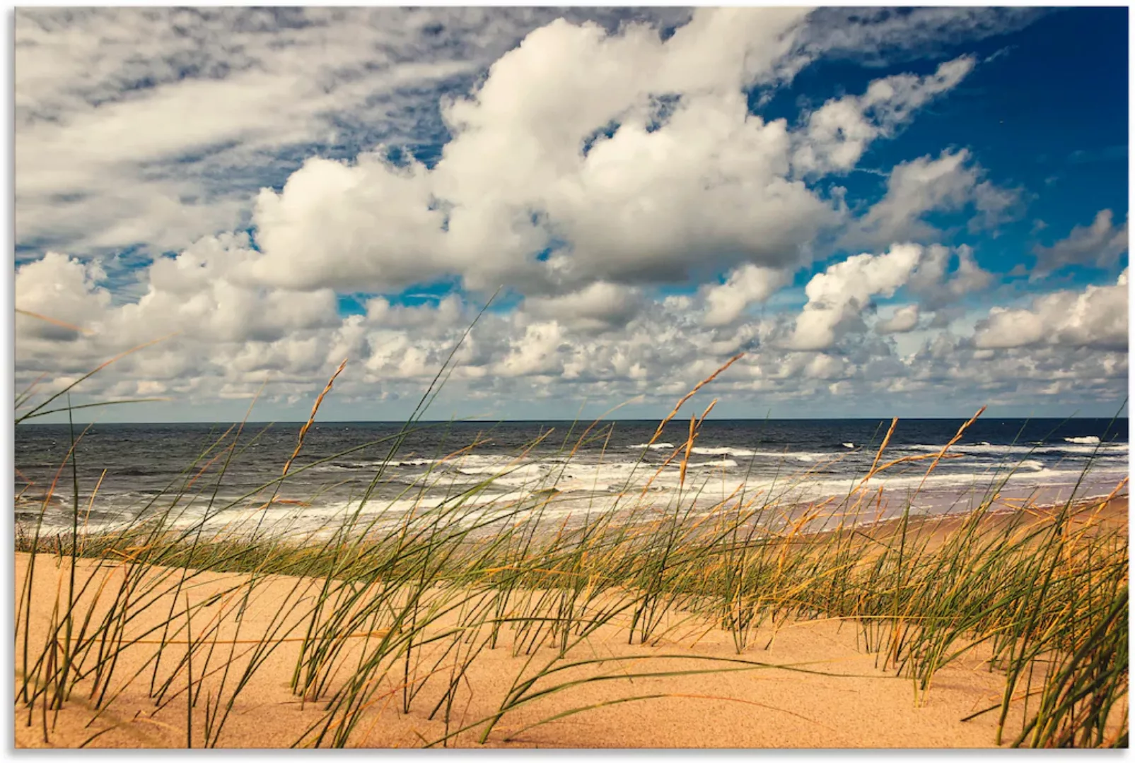 Artland Wandbild "Strand Paal 17 02", Strand, (1 St.), als Alubild, Outdoor günstig online kaufen