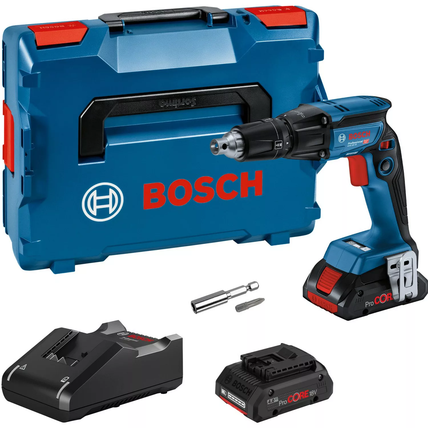 Bosch Professional Akku-Trockenbauschrauber GTB 18V-45 inkl. 2 x 4 Ah günstig online kaufen