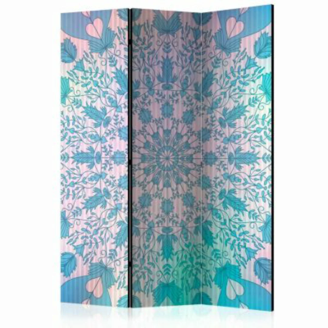 artgeist Paravent Girly Mandala (Blue) [Room Dividers] mehrfarbig Gr. 135 x günstig online kaufen