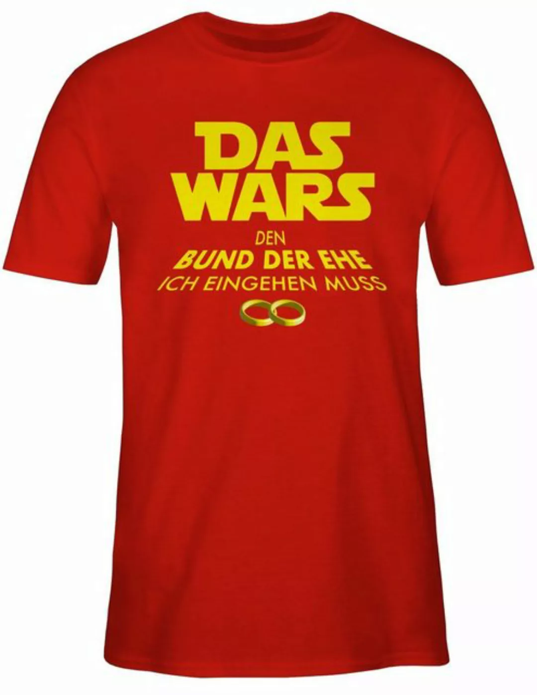 Shirtracer T-Shirt Das Wars JGA JGA Männer günstig online kaufen