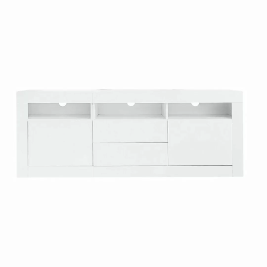 IDEASY TV-Schrank 160*35*60cm Hochglanz-TV-Schrank mit LED-Beleuchtung, (3 günstig online kaufen