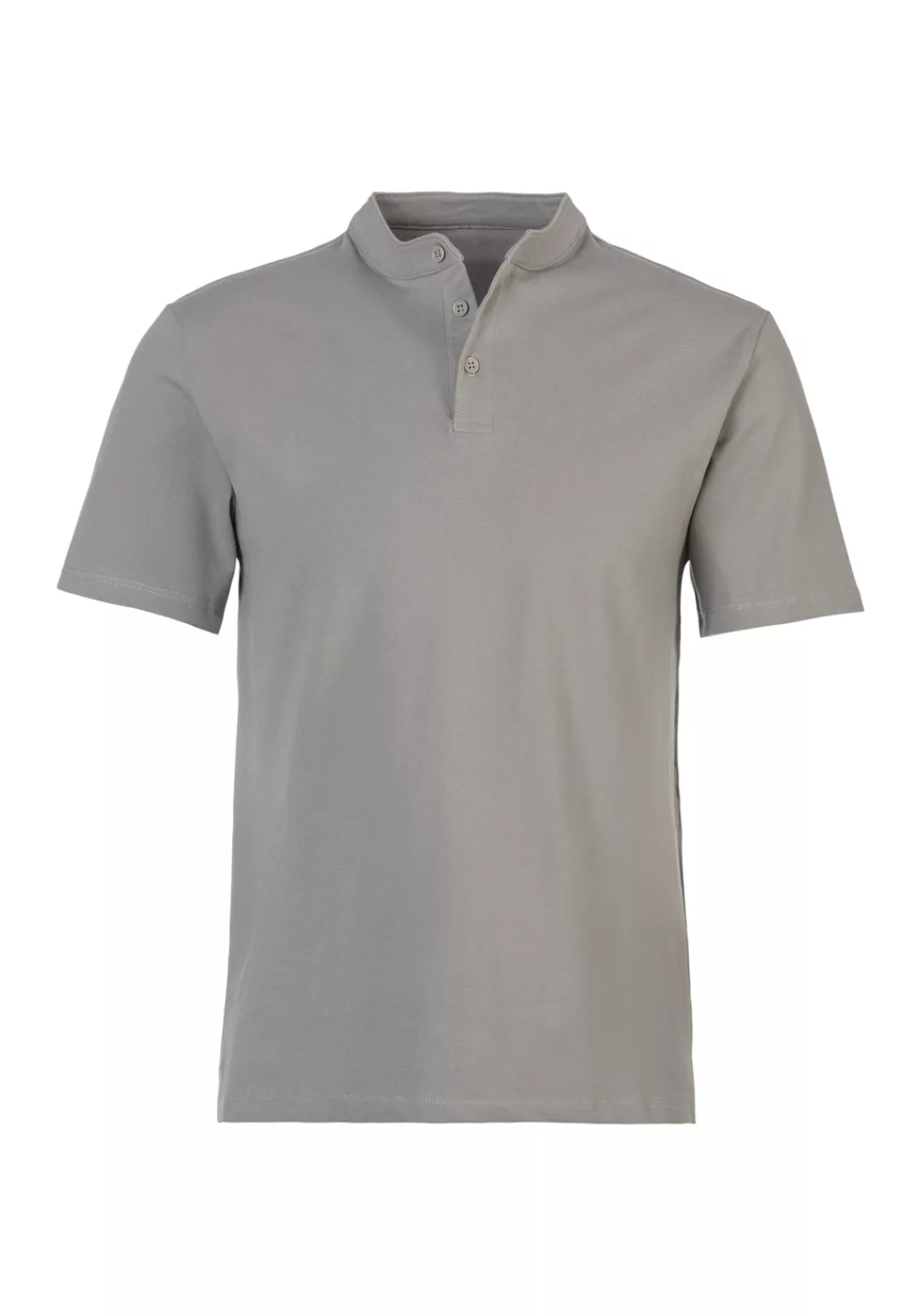 John Devin Poloshirt mit Stehkragen, Regular-Fit, aus Baumwoll-Piqué günstig online kaufen