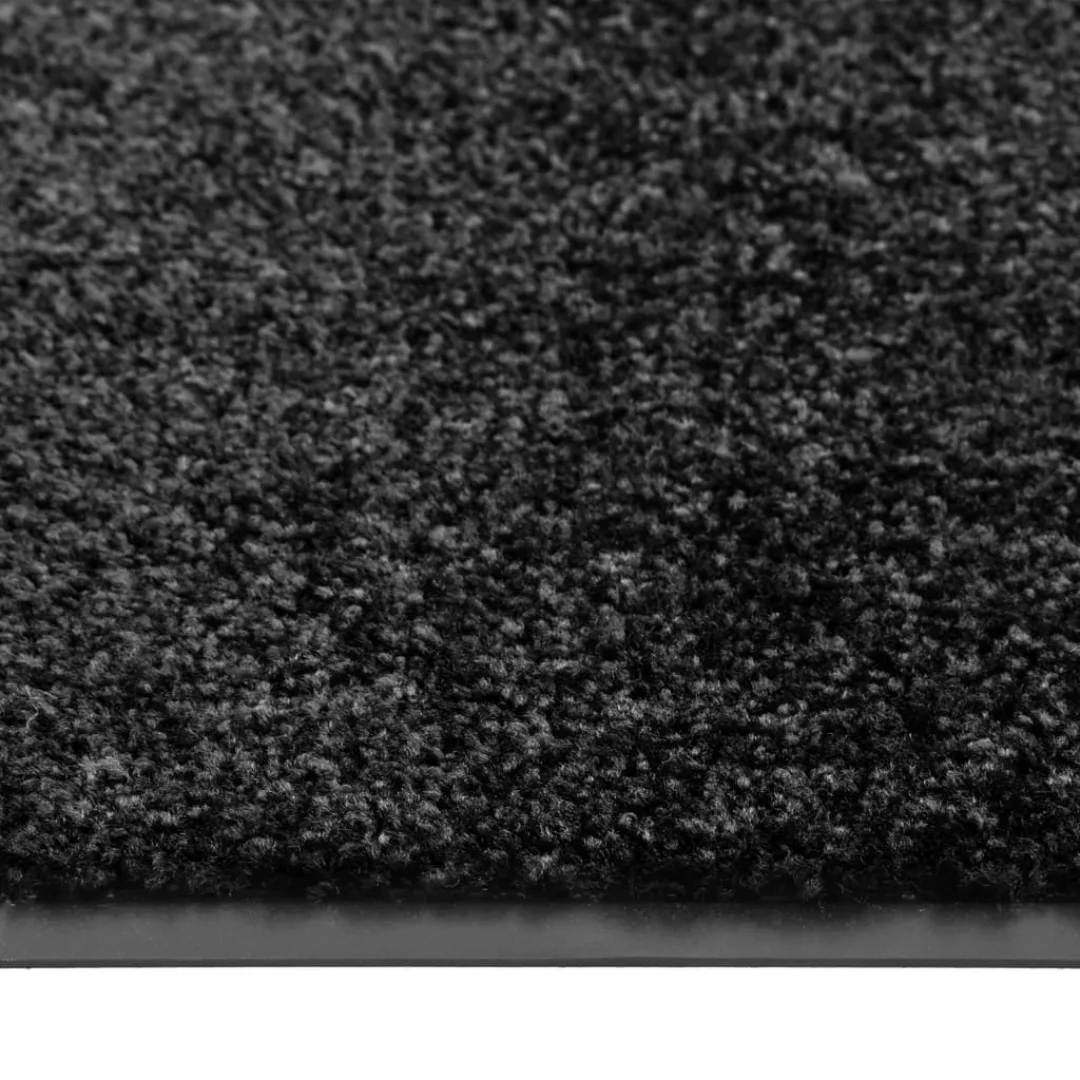 Fußmatte Waschbar Schwarz 40x60 Cm günstig online kaufen
