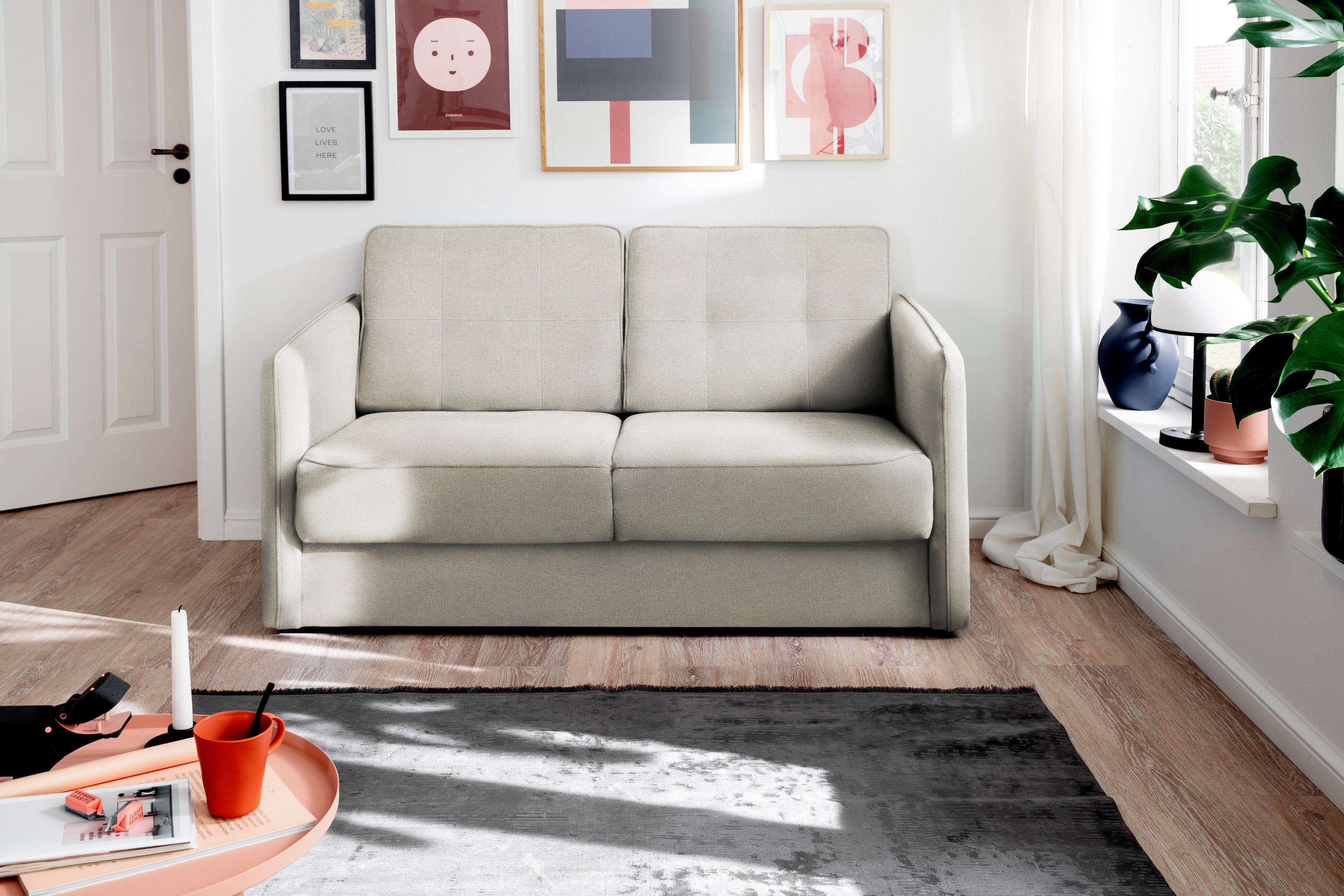 INOSIGN Schlafsofa "Milano", zwei einzeln ausziehbare Liegefunktionen günstig online kaufen
