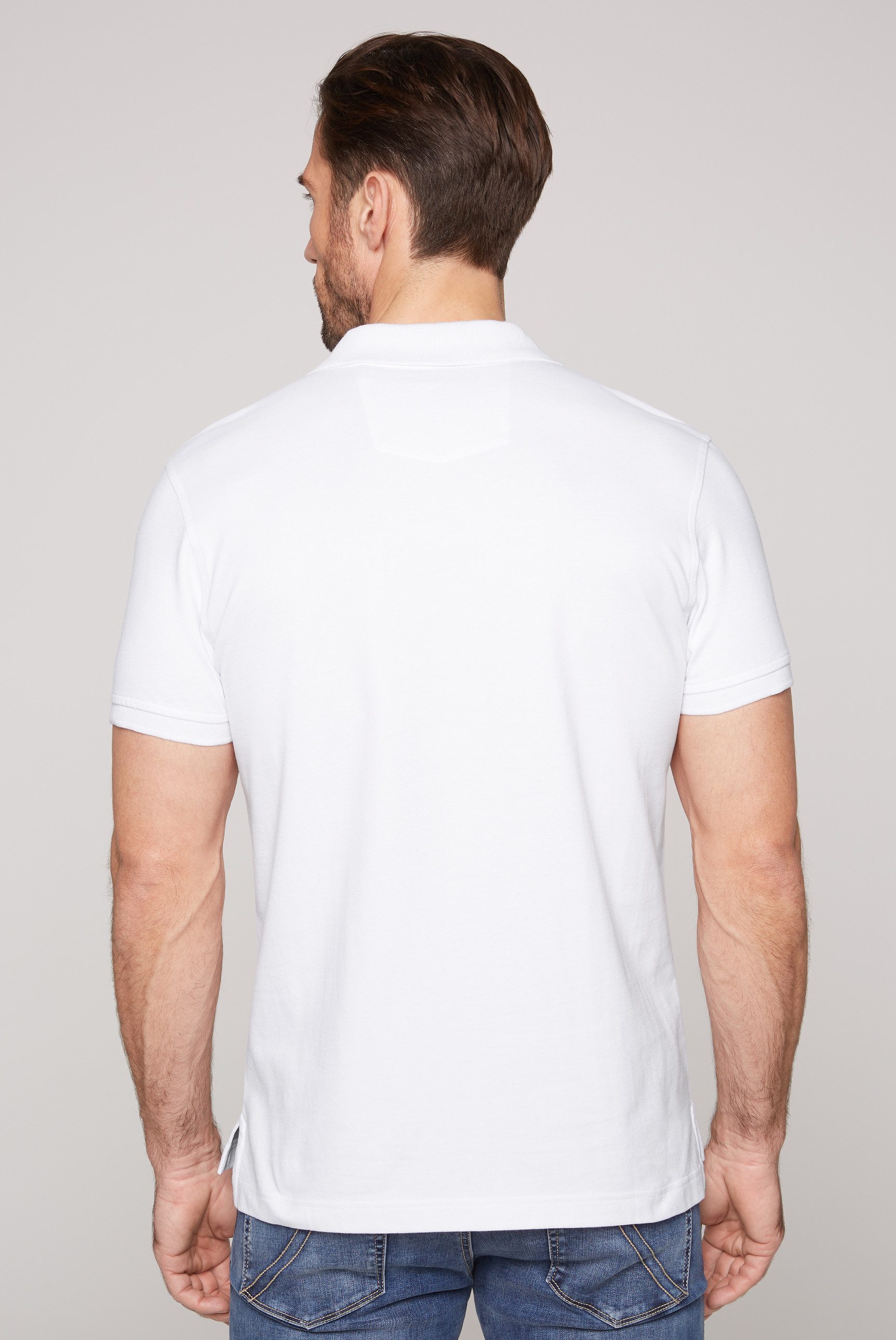 CAMP DAVID Poloshirt mit kleiner Logo-Stickerei günstig online kaufen