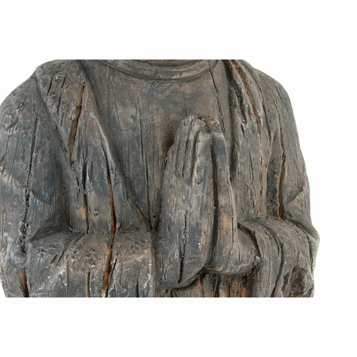 Deko-figur Dkd Home Decor Fiberglas Grau Buddha Stein Glas (28 X 20 X 50 Cm günstig online kaufen