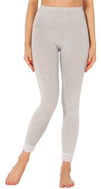 Merry Style Leggings Damen 7/8 Hose mit Spitze MS10-342 (1-tlg) aus Viskose günstig online kaufen