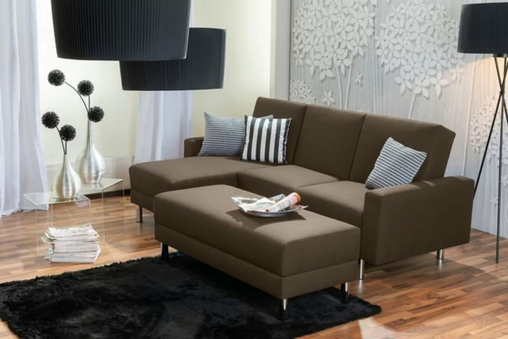 Max Winzer® Loungesofa Just Fashion Funktionssofa Flachgewebe sahara, 1 Stü günstig online kaufen