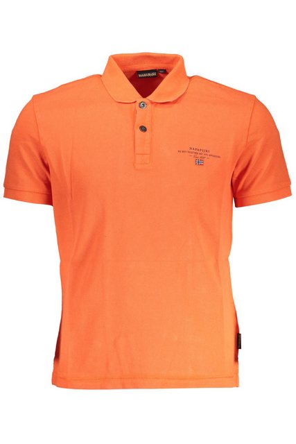 Napapijri Poloshirt Herren Kurzarm-Poloshirt in Rot mit Druck und günstig online kaufen