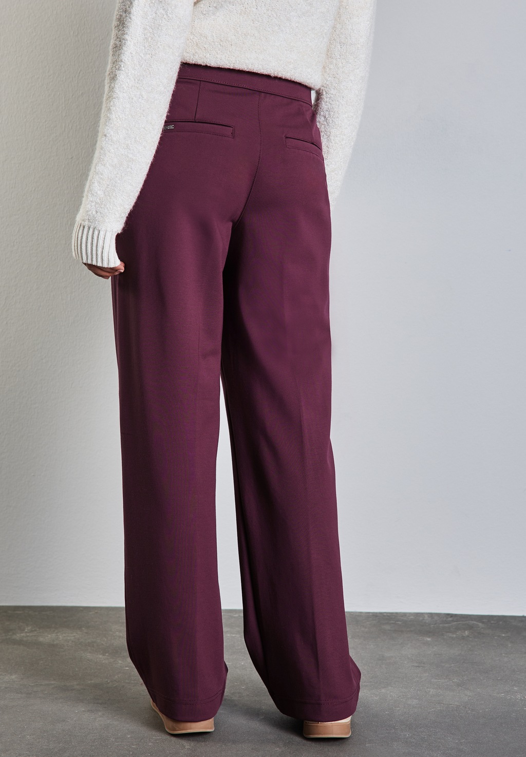 STREET ONE Stoffhose Sommerhose mit Knopfdetail günstig online kaufen
