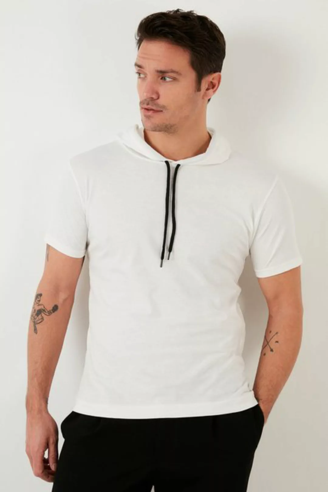 Buratti T-Shirt Buratti 100% Cotton Hooded Slim Fit T-Shirt 5412021 günstig online kaufen