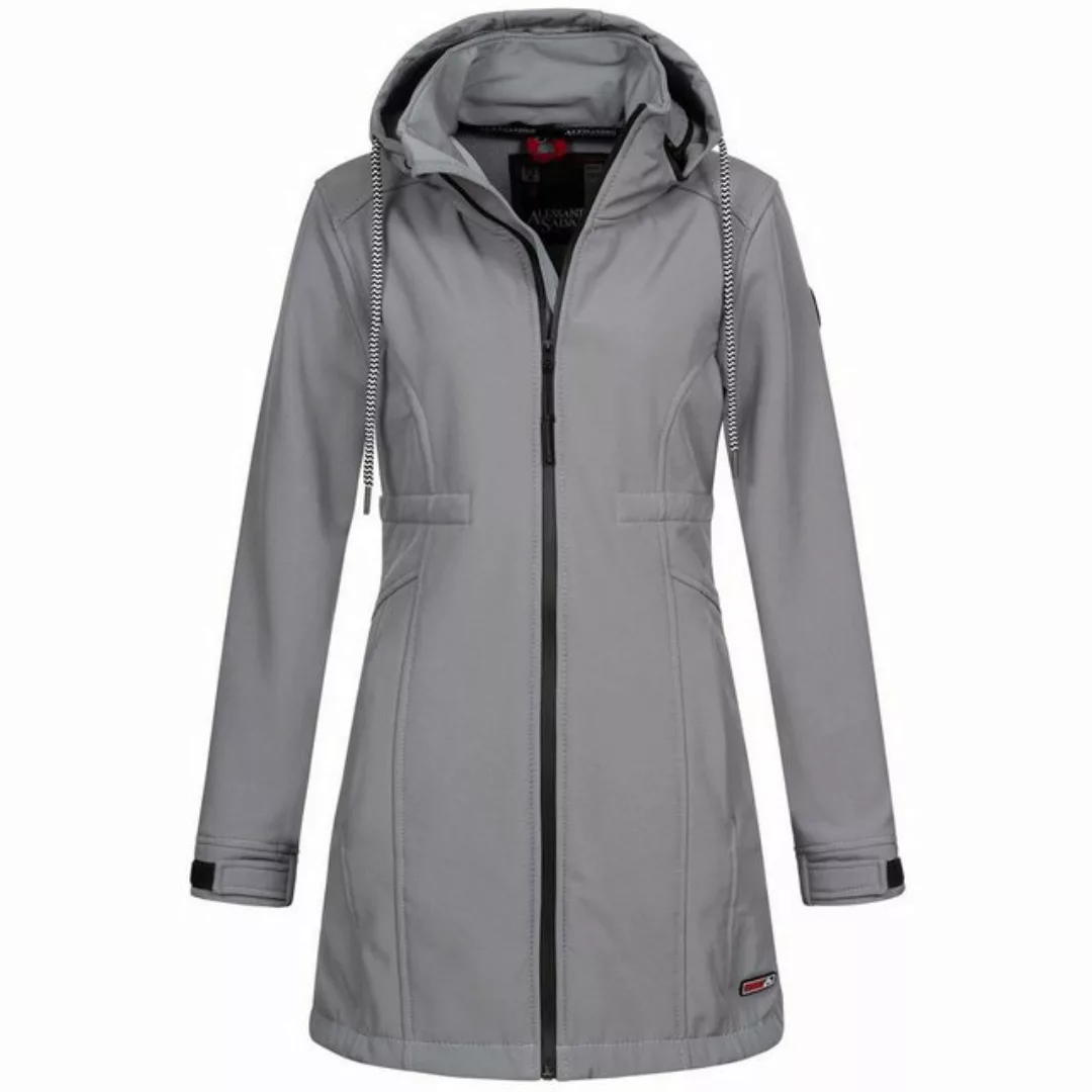 Alessandro Salvarini Softshelljacke ASLucia lang mit hohem Stehkragen günstig online kaufen