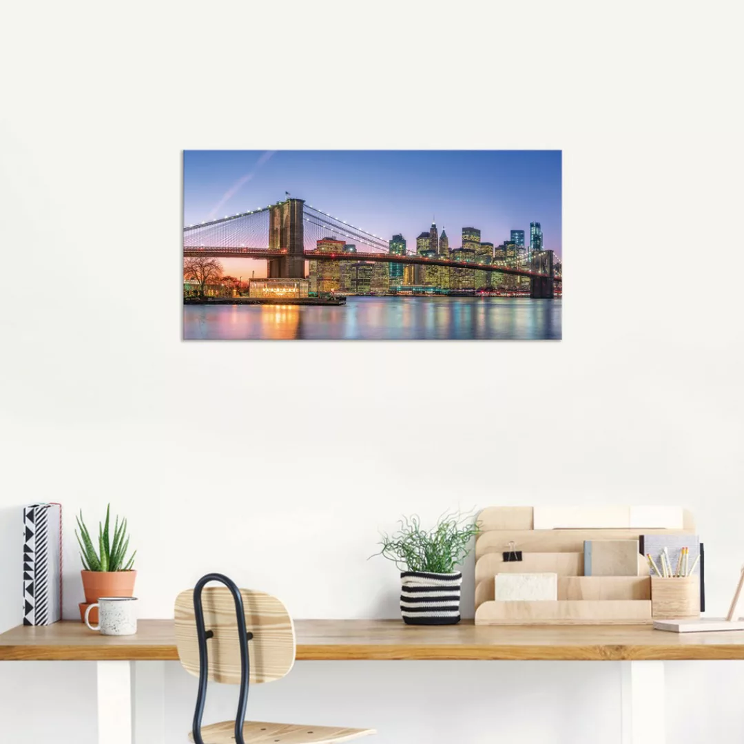 Artland Wandbild "Skyline New York City", New York, (1 St.), als Alubild, O günstig online kaufen