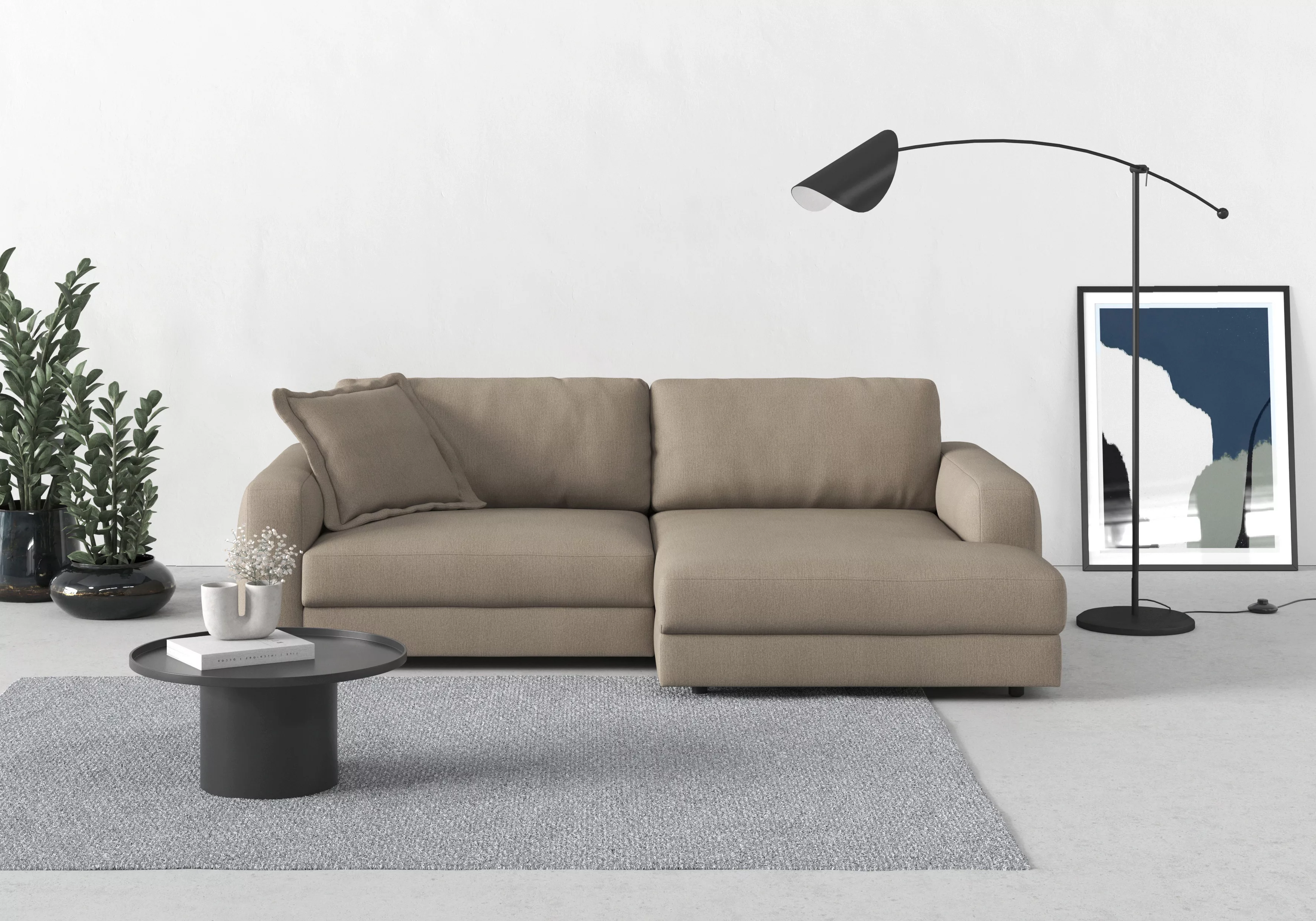 TRENDMANUFAKTUR Ecksofa Bourbon, 2 Teile, mit extra hohem Sitzkomfort, auch günstig online kaufen