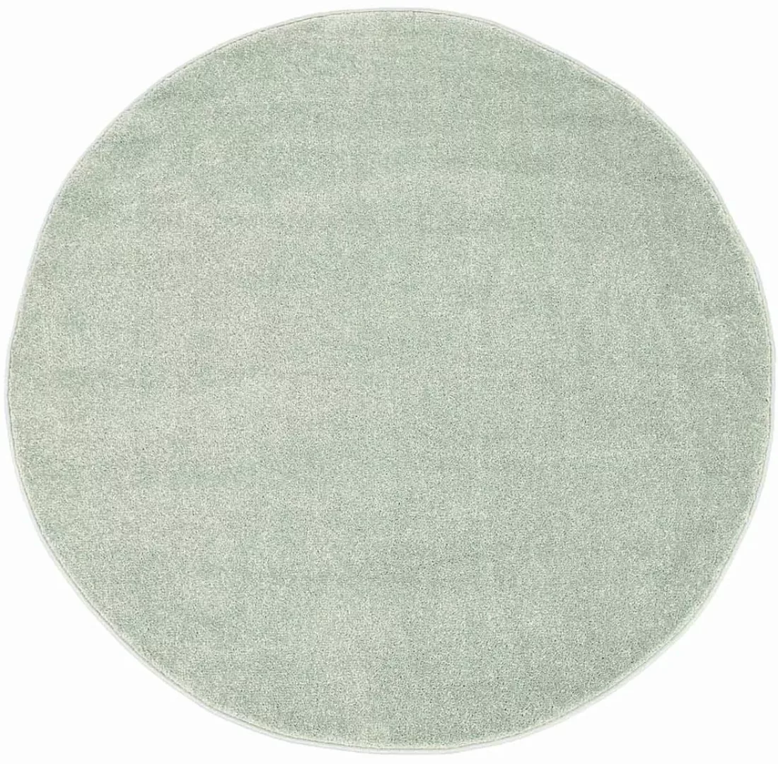 Carpet City Teppich »Moda Soft 2081«, rund, Kurzflor, Uni Farben, Weicher F günstig online kaufen