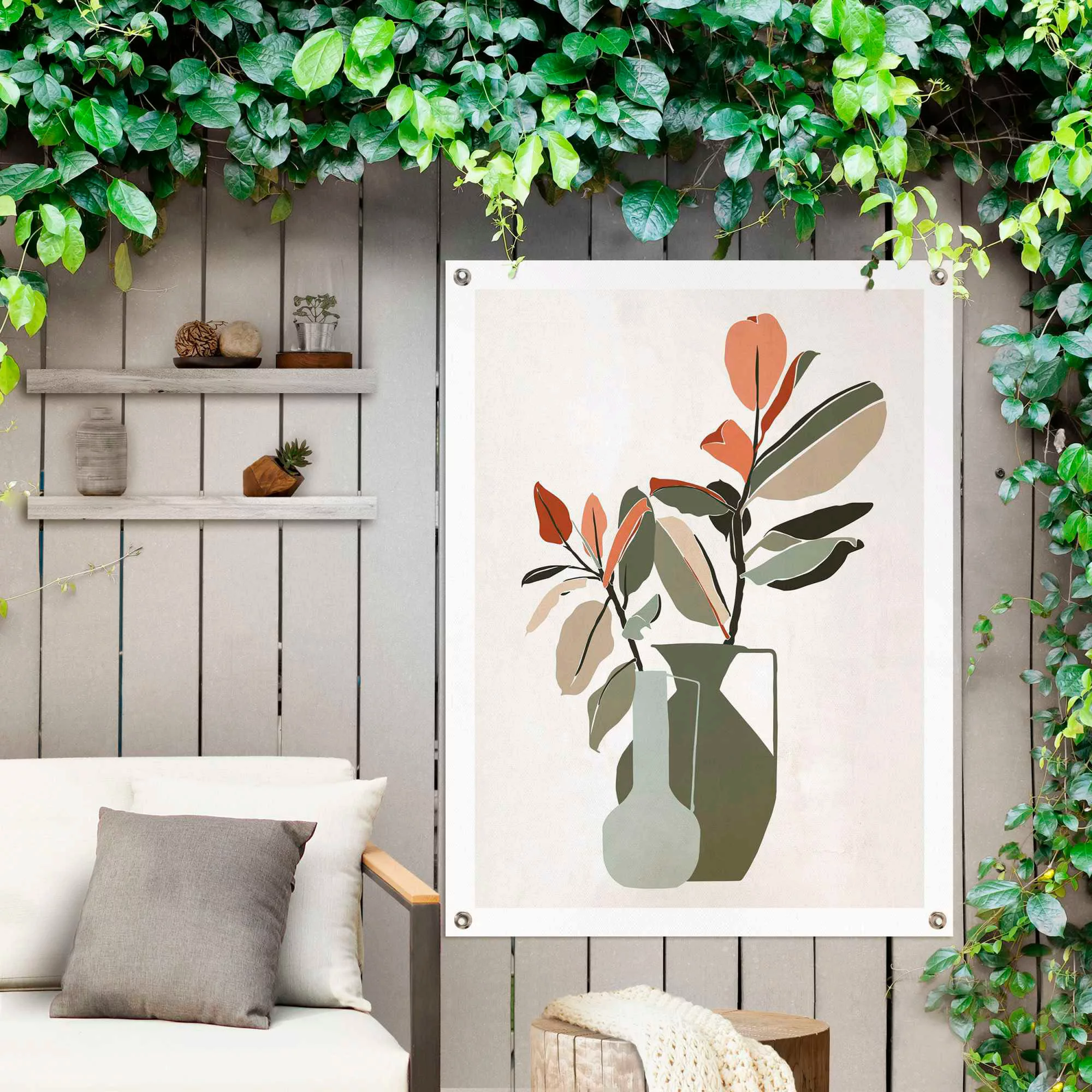 Reinders Poster "Vase mit Blumen" günstig online kaufen