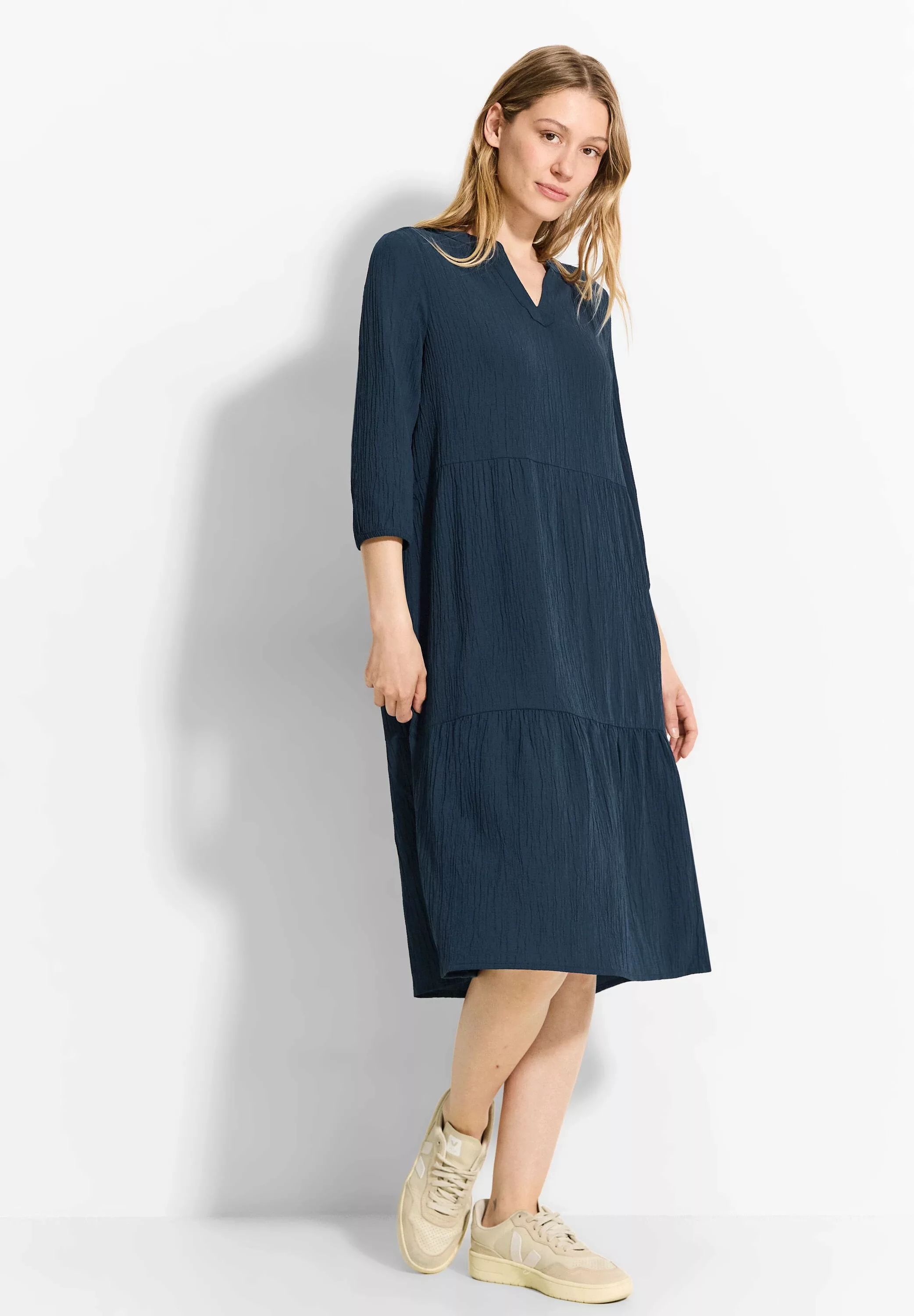 Tunika Kleid mit Struktur günstig online kaufen