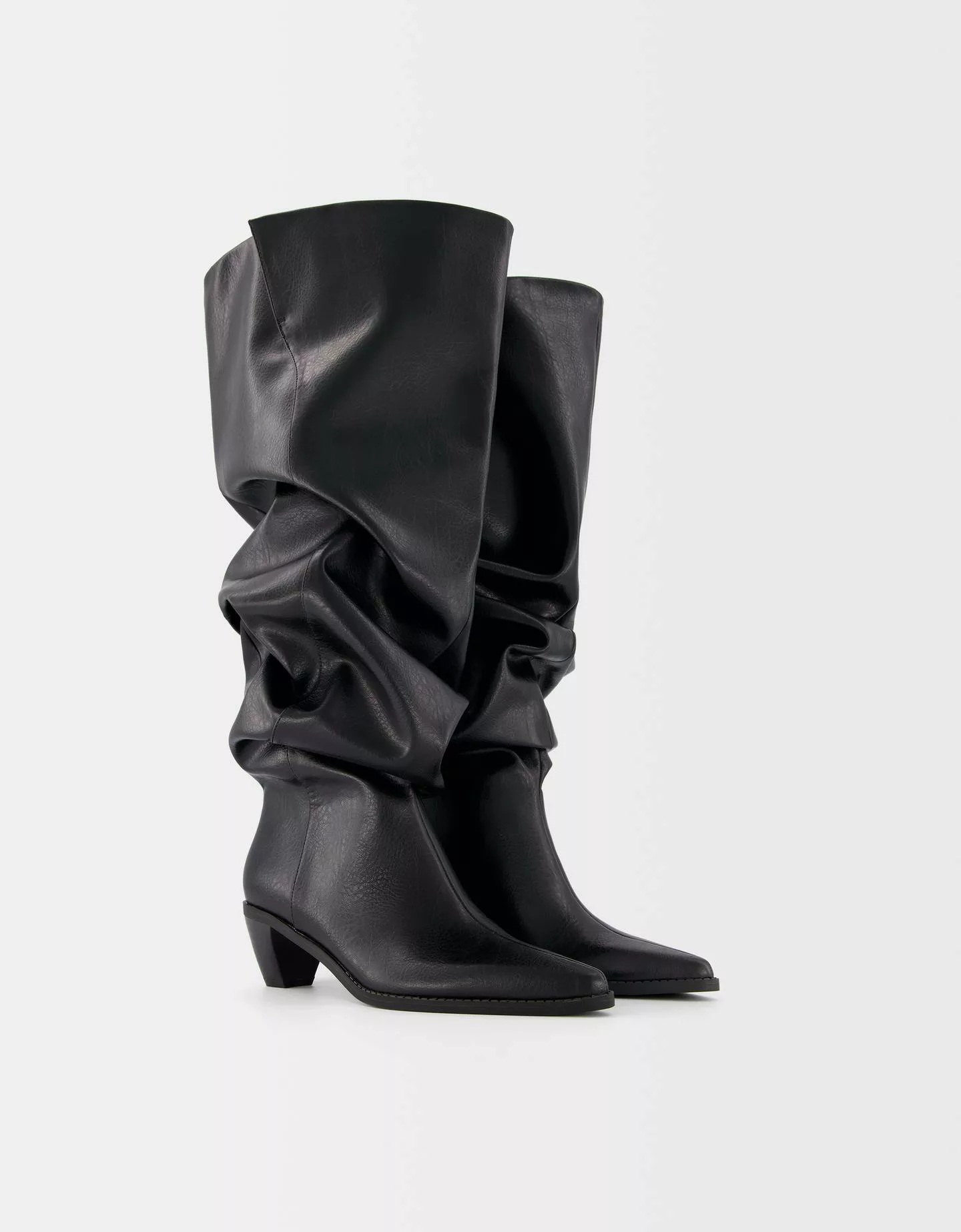 Bershka Slouchy-Stiefel Generation Bershka Mit Halbhohem Absatz Damen 35 Sc günstig online kaufen