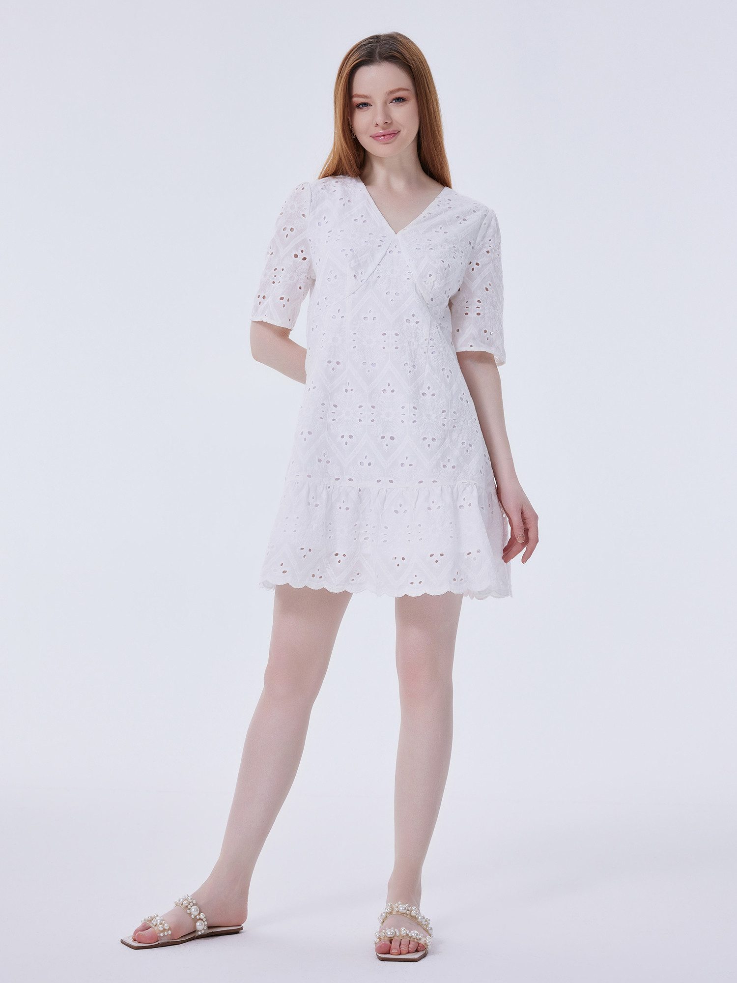 LAPA PLUS Sommerkleid Damen Eleganter Strandkleid günstig online kaufen
