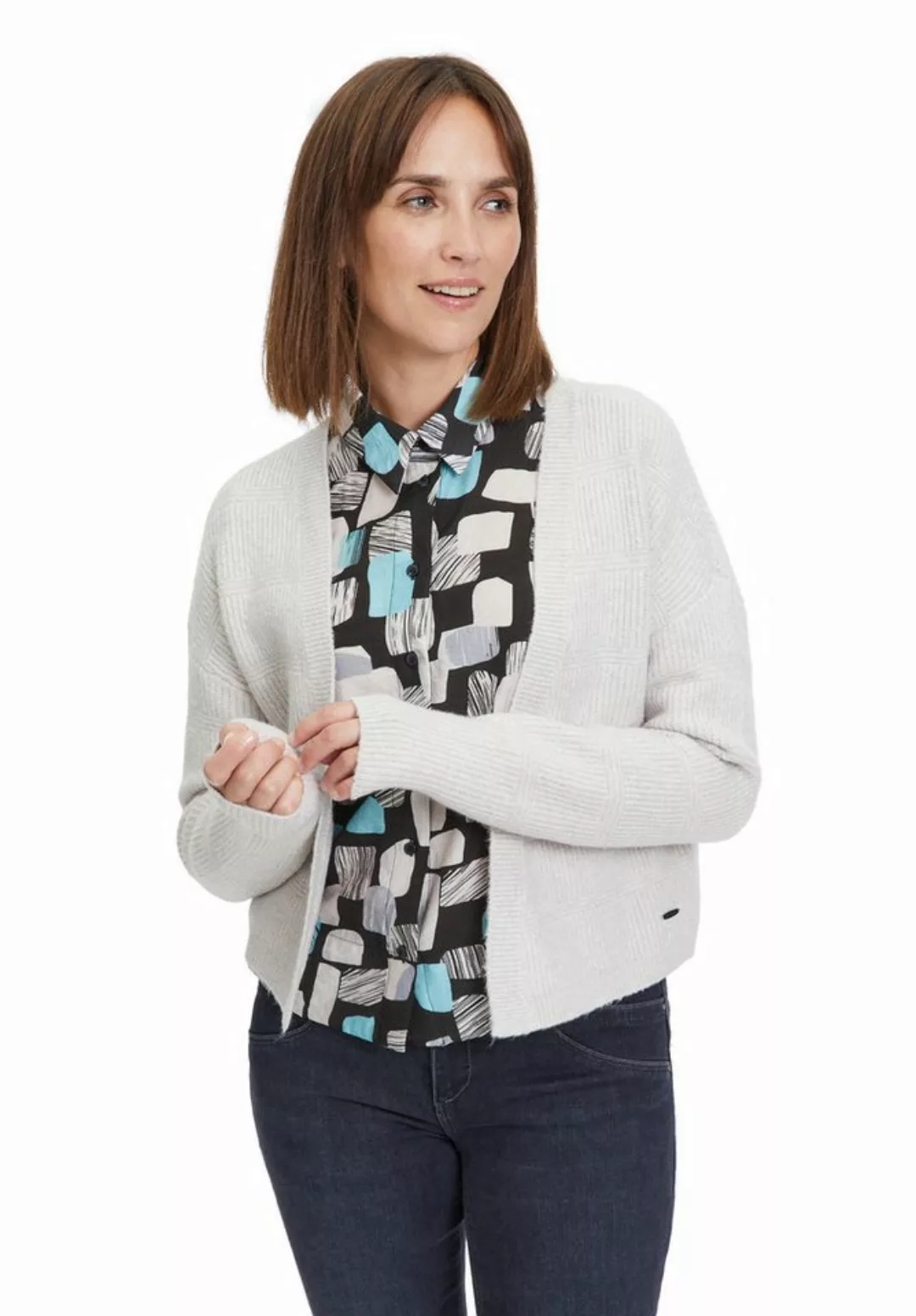 Betty&Co Strickjacke Betty & Co Strick-Cardigan ohne Verschluss (1-tlg) Str günstig online kaufen