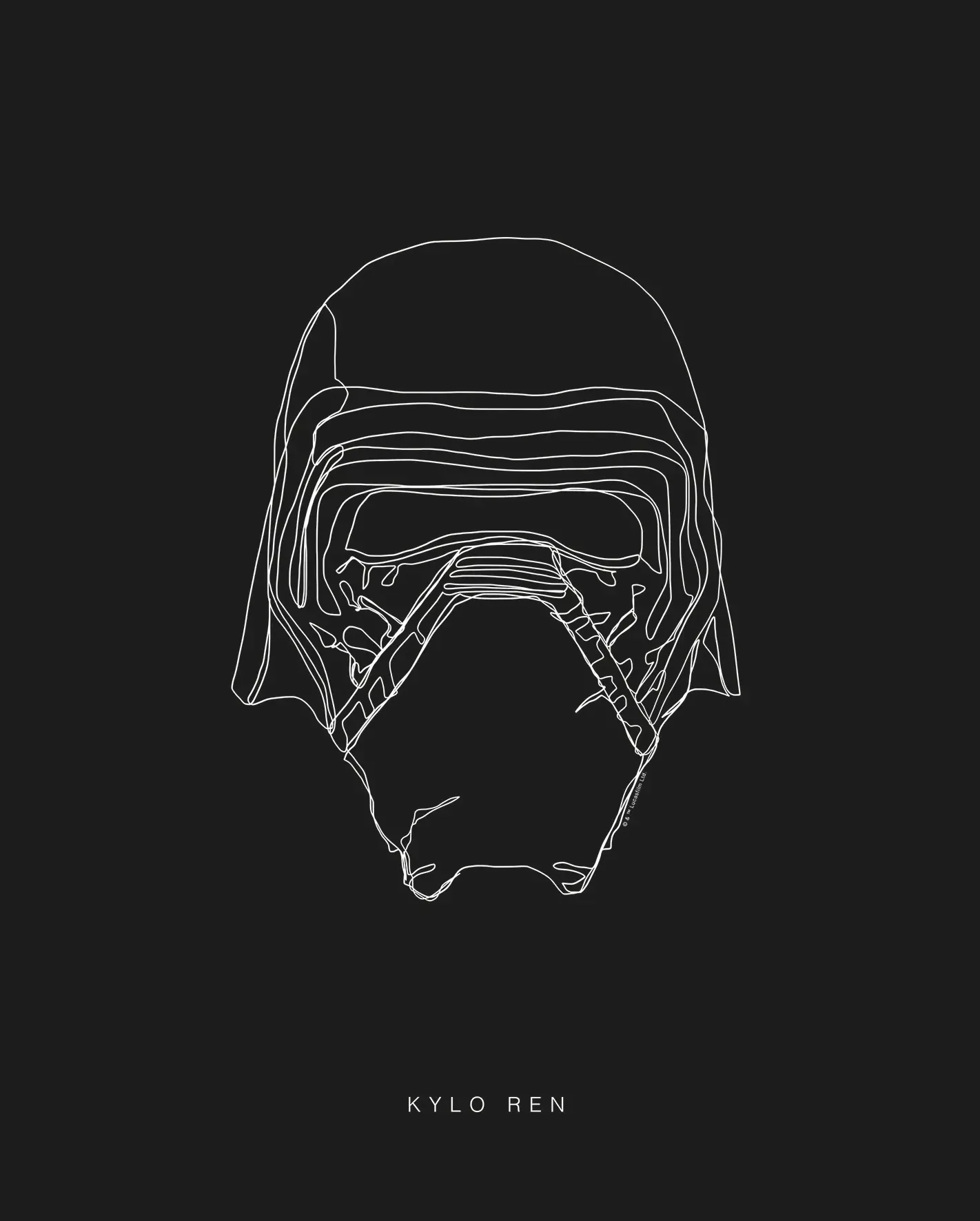 Komar Wandbild Star Wars Kylo 30 x 40 cm günstig online kaufen