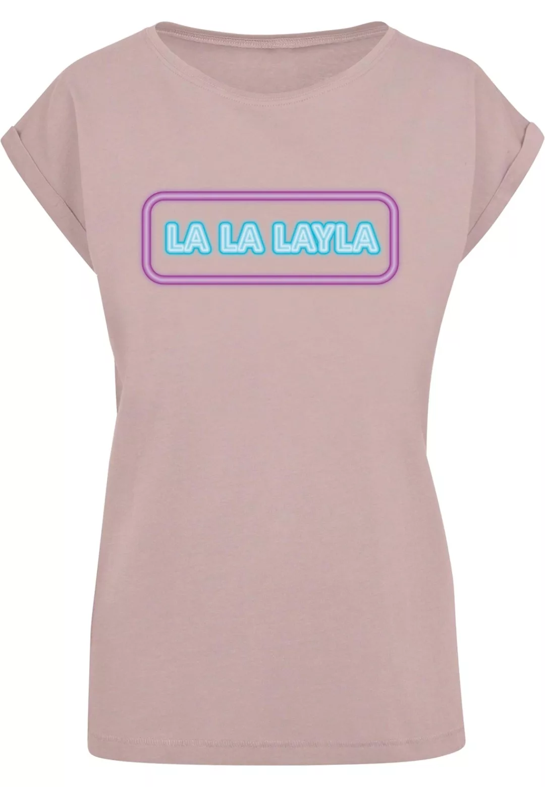 Merchcode T-Shirt "Merchcode Damen Ladies LA LA LAYLA T-Shirt" günstig online kaufen