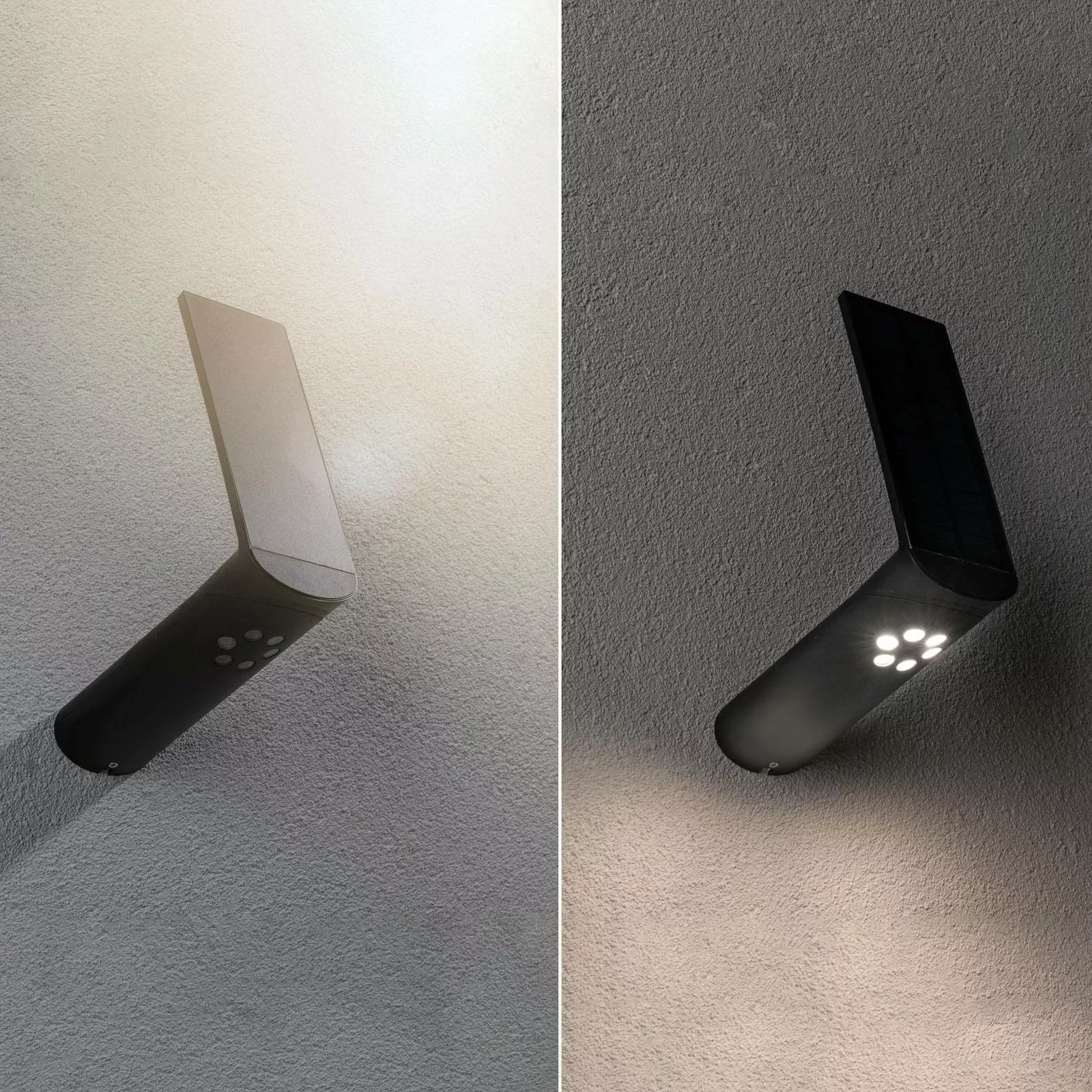 Paulmann LED-Solar-Außenwandlampe Ilias, anthrazit günstig online kaufen