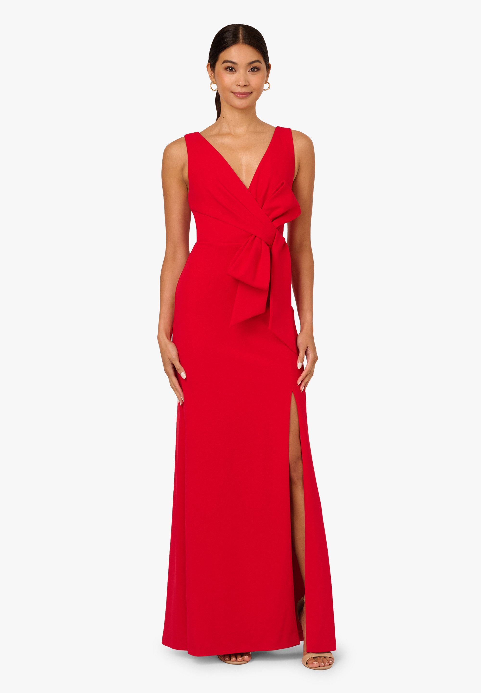 Adrianna Papell Abendkleid Bow Front Crepe günstig online kaufen