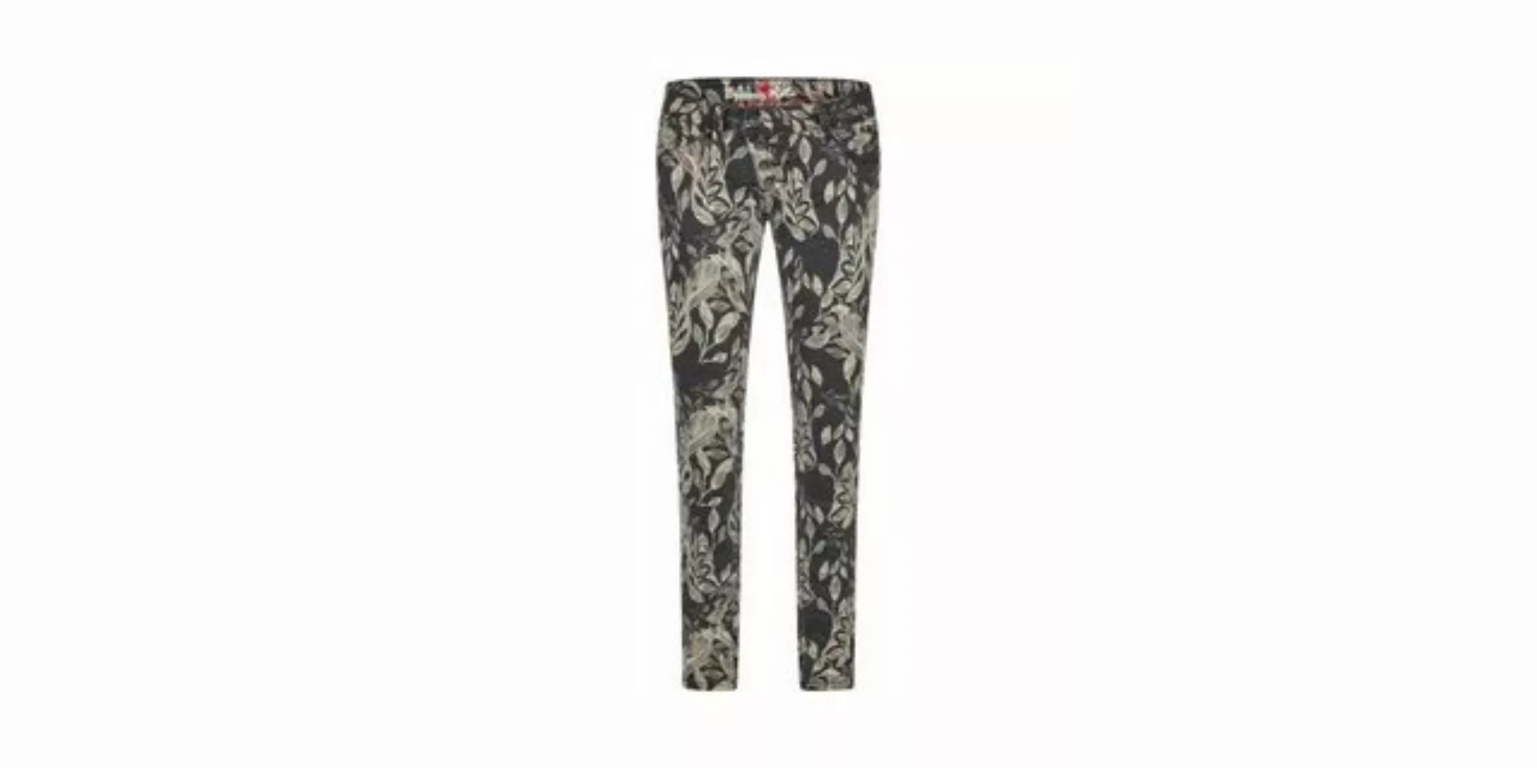 Buena Vista Skinny-fit-Jeans Malibu cropped stretch twill tonal flower günstig online kaufen