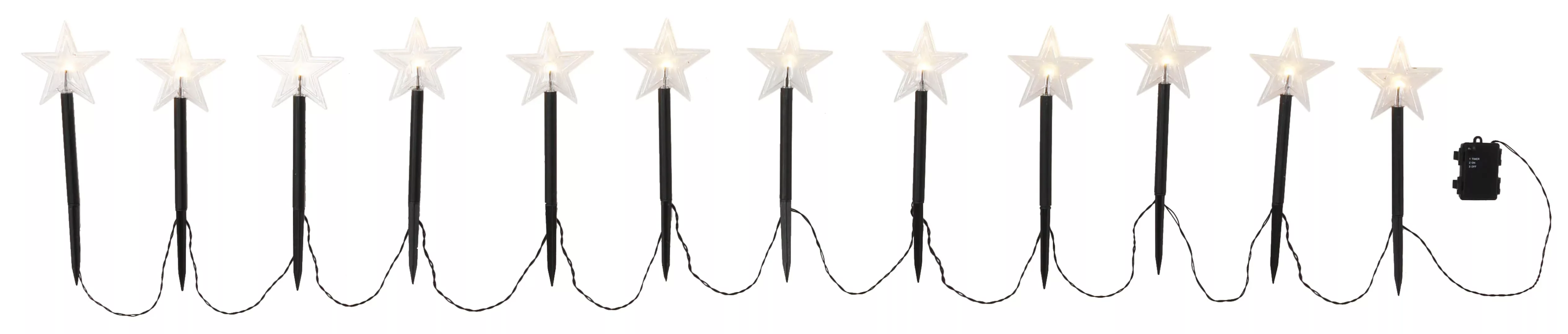 my home LED Gartenleuchte "Leuchtstab Stern", mit 12 Erdspießen günstig online kaufen