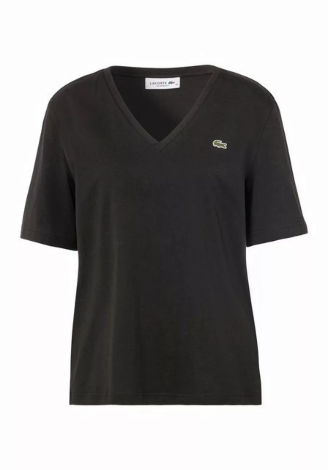 Lacoste T-Shirt mit Lacoste Logo auf der Brust günstig online kaufen