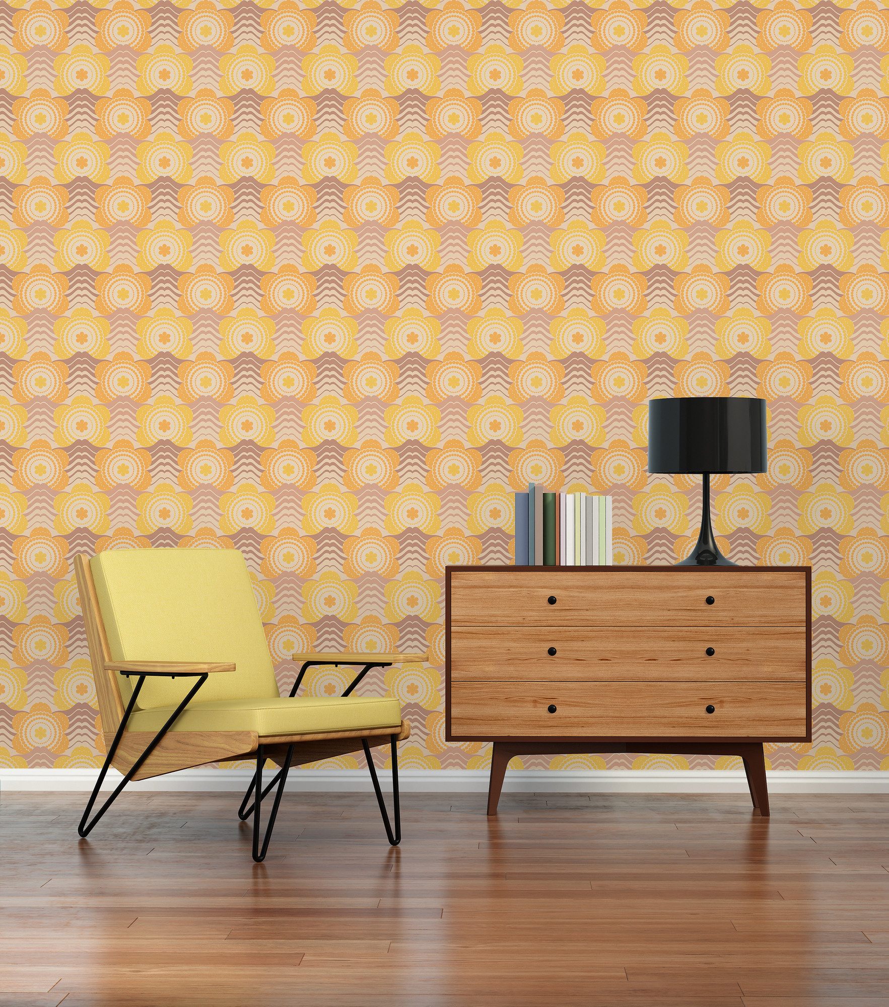 Bricoflor Vliestapete Retro Chic 395395 günstig online kaufen