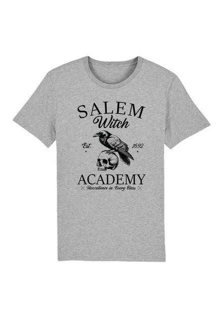 F4NT4STIC T-Shirt Halloween University Salem witch crow skull Premium Quali günstig online kaufen