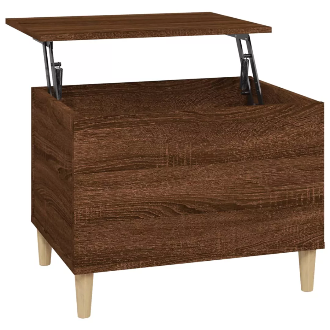 Vidaxl Couchtisch Braun Eichen-optik 60x44,5x45 Cm Holzwerkstoff günstig online kaufen