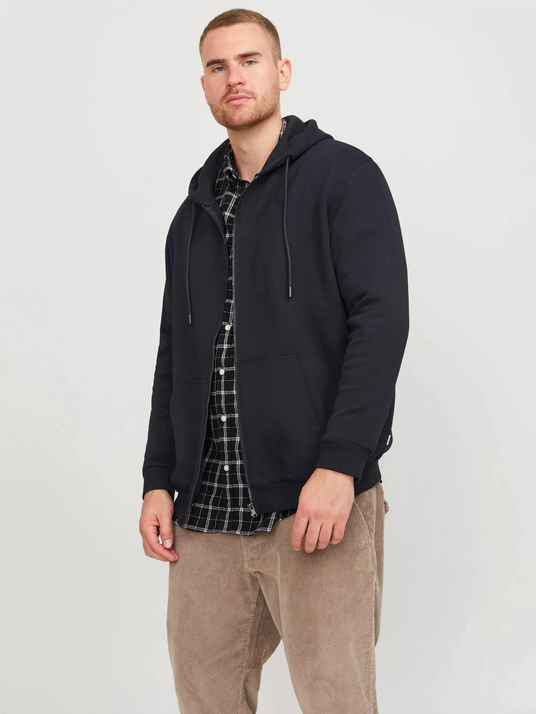 Jack & Jones PlusSize Kapuzensweatjacke "JJEBRADLEY SWEAT ZIP HOOD NOOS PLS günstig online kaufen