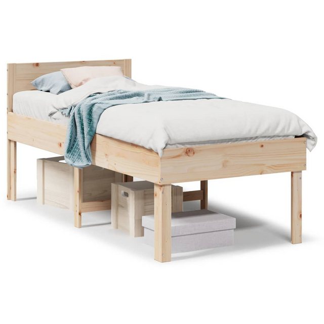 vidaXL Bett, Massivholzbett ohne Matratze 80x200 cm Kiefernholz günstig online kaufen