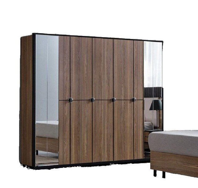 JVmoebel Kleiderschrank Kleiderschrank Schränke Schrank Design Holz 246 cm günstig online kaufen