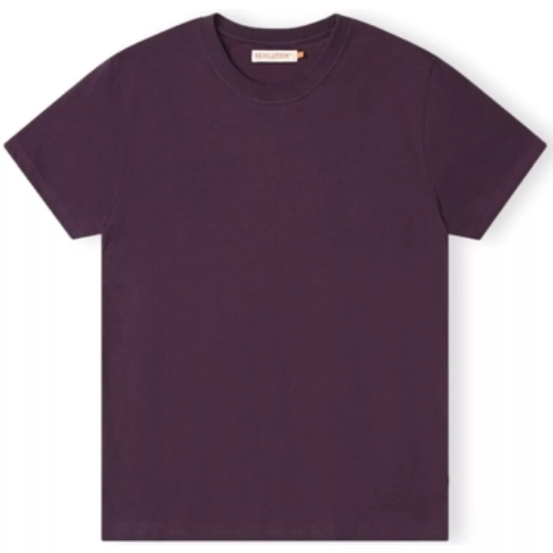 Rvlt Revolution  T-Shirts & Poloshirts T-Shirt Regular 1051 - Purple Melang günstig online kaufen