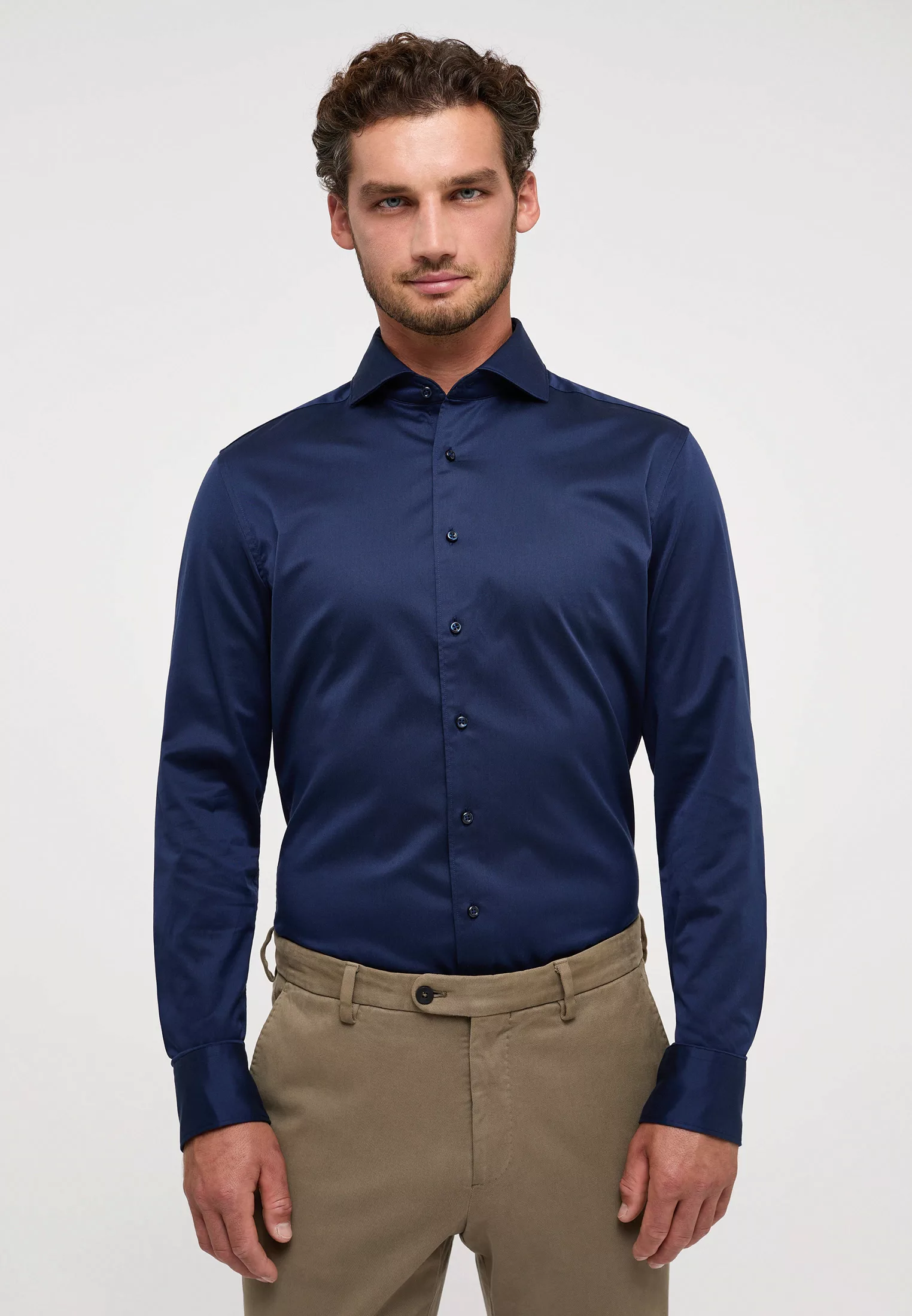 Eterna Langarmhemd "SLIM FIT", EASY IRON (bügelleicht) günstig online kaufen