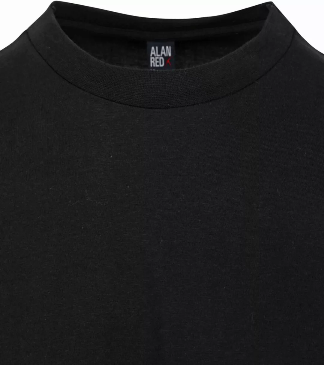 Alan Red T-Shirt Virginia Schwarz Longsleeve 2-pack - Größe L günstig online kaufen