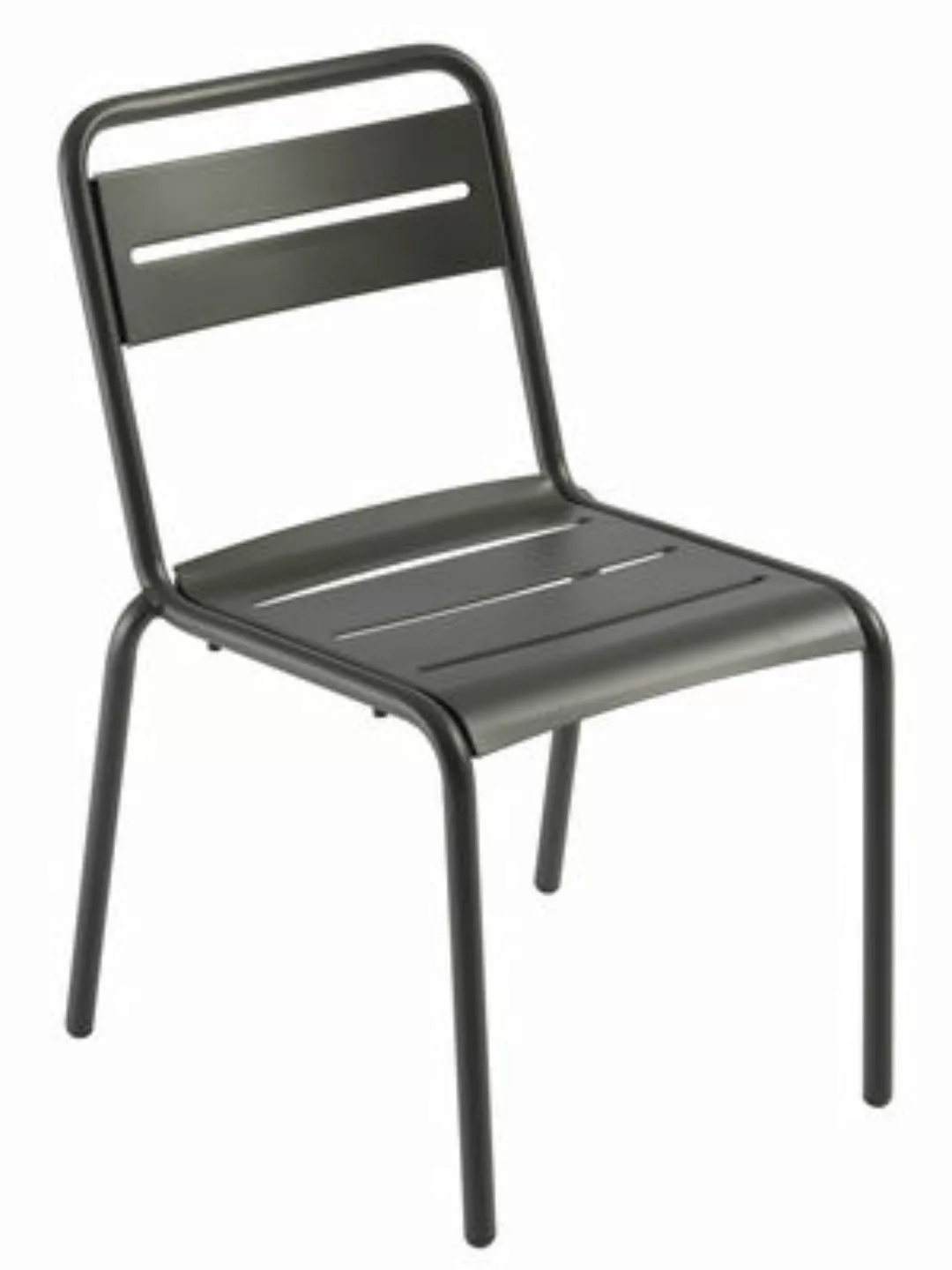 Stapelbarer Stuhl Star metall / Metall - Emu - Metall günstig online kaufen