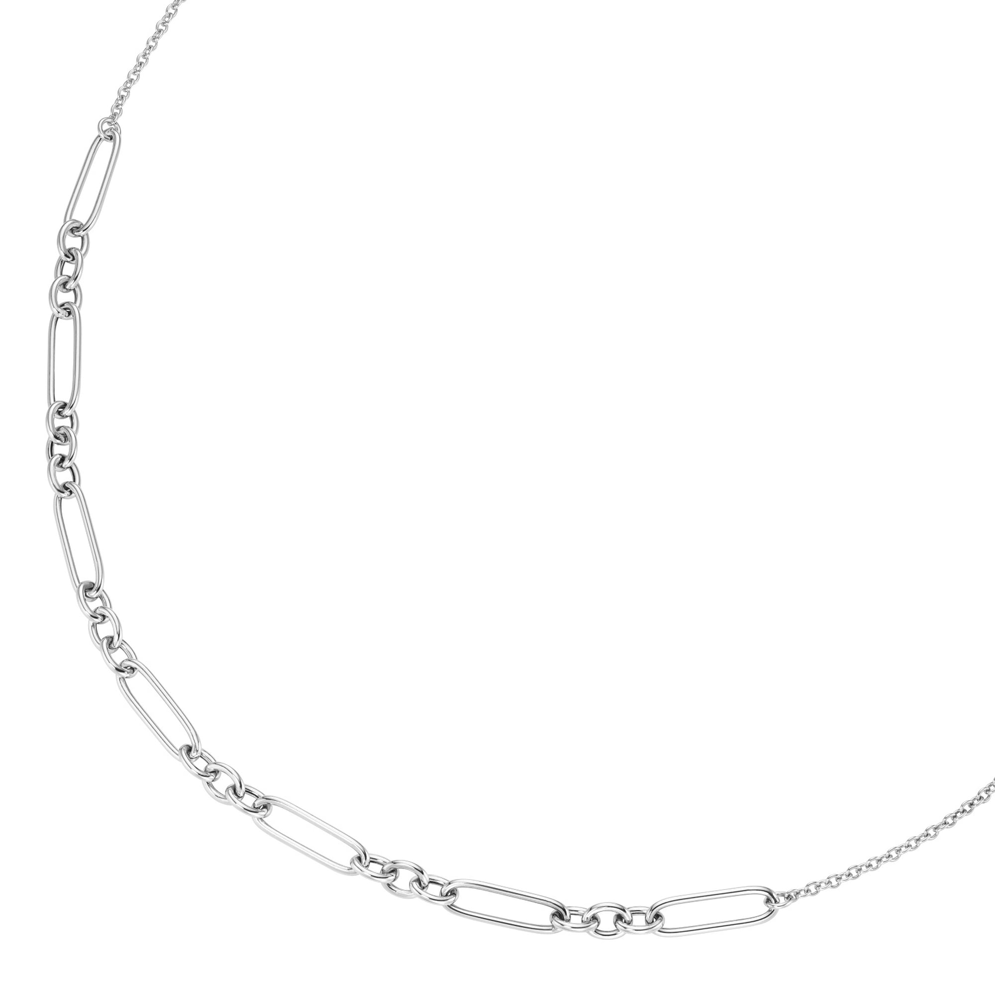 Smart Jewel Collier "längliche ovale Glieder als Mittelteil, Silber 925" günstig online kaufen