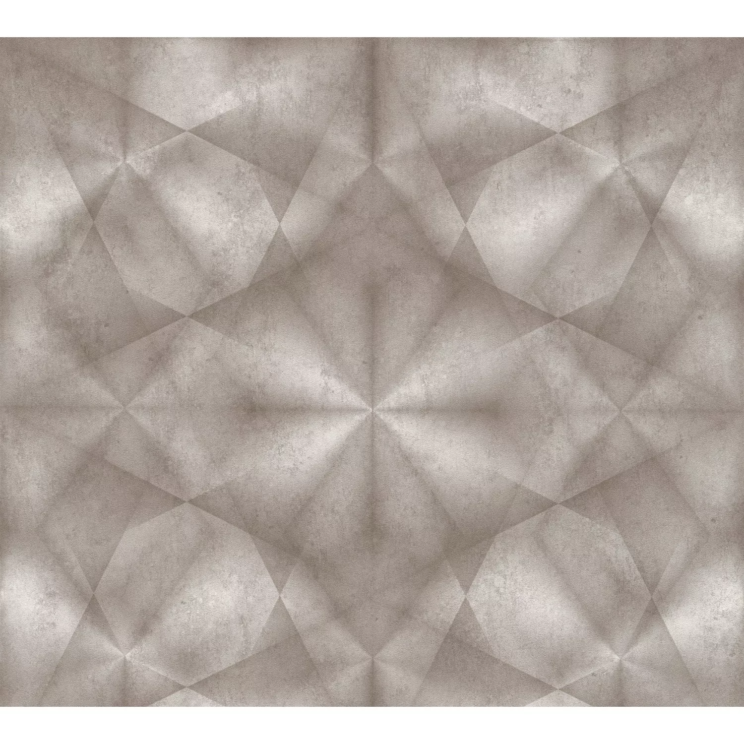 Bricoflor Taupe Tapete Geometrisches Muster Moderne Vliestapete Beige Grau günstig online kaufen
