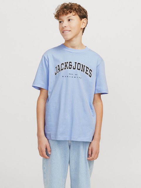 Jack & Jones Junior Rundhalsshirt JJECALEB VARSITY TEE SS O-NECK NOOS JNR günstig online kaufen