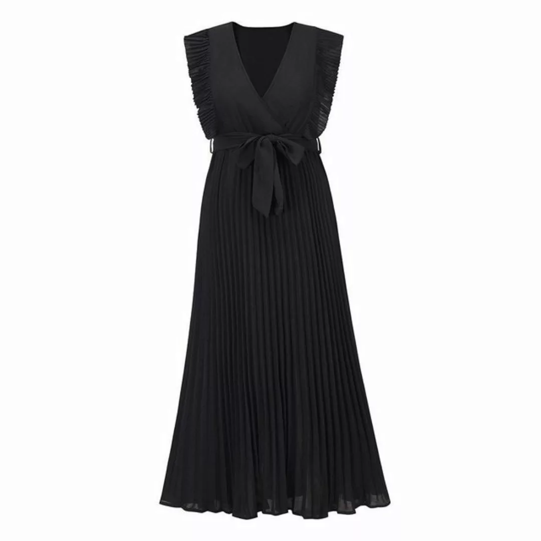 BlauWave A-Linien-Kleid Sommerkleid Damen ärmellos Midikleid Freizeit (1-tl günstig online kaufen