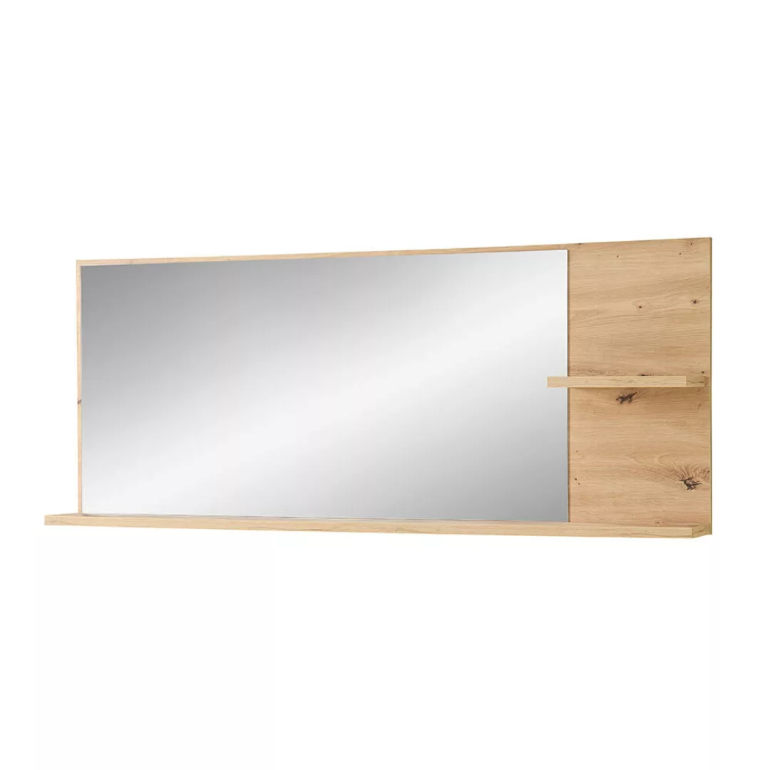 Garderobe Spiegel 148 cm breit Eiche BLISS-36 günstig online kaufen