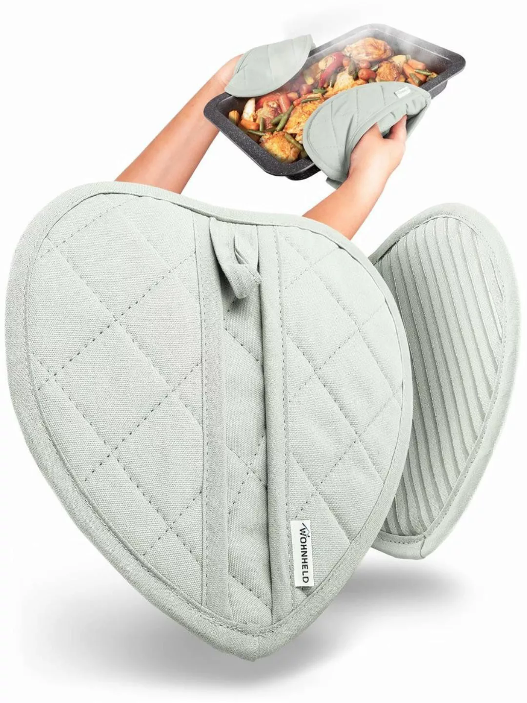 Wohnheld Topflappen Topflappen & Ofenhandschuhe 2er günstig online kaufen
