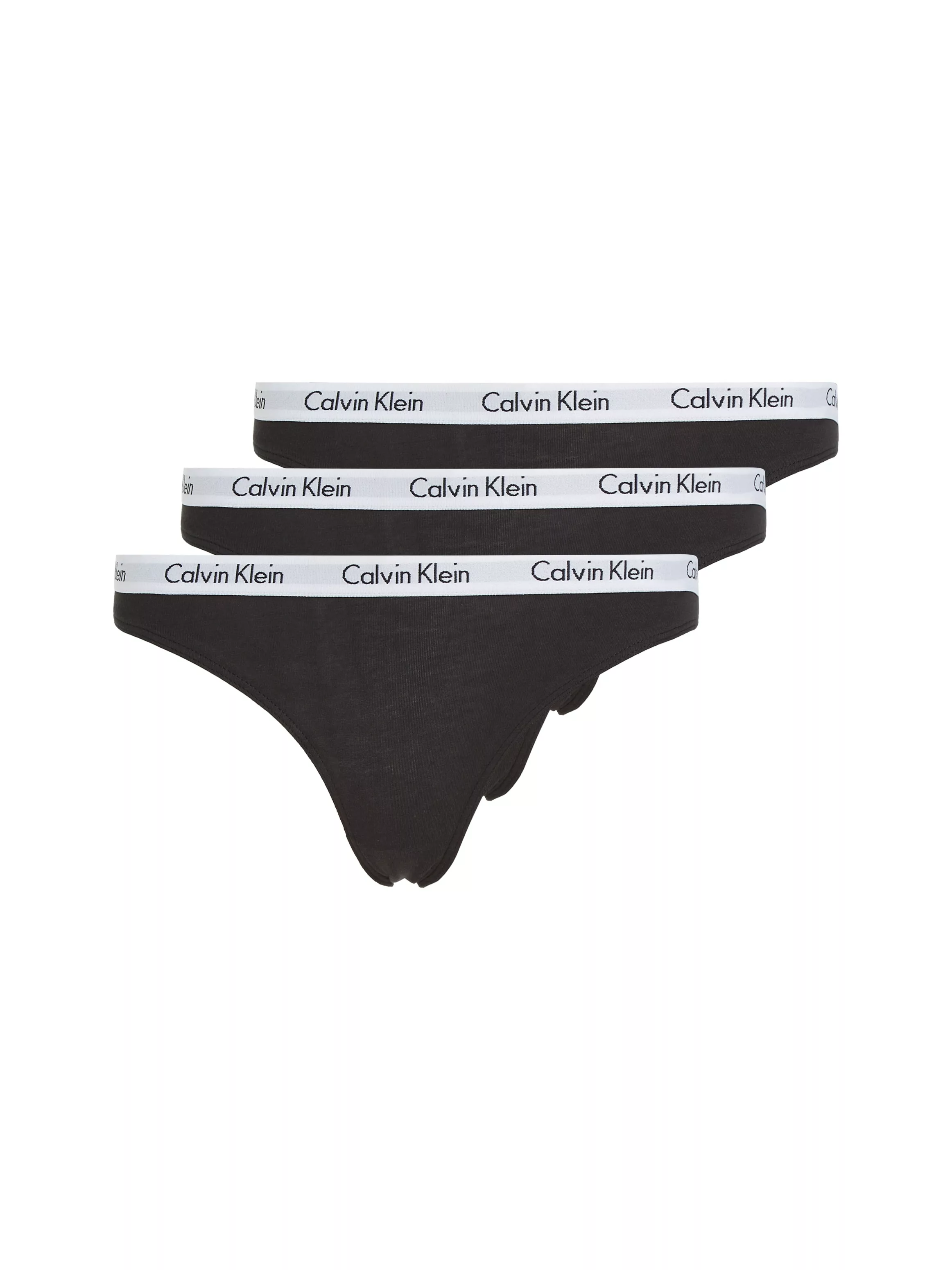 Calvin Klein Underwear Carousel Slip 3 Einheiten L Black / Black / Black günstig online kaufen